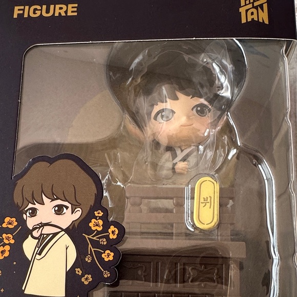 BTS Tiny Tan Dalmajung V Figure | KPOP | Taehyung | Figurine | ARMY - Picture 6 of 6